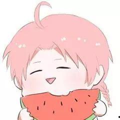 夏日吃瓜图片动漫,动漫风吃瓜图鉴